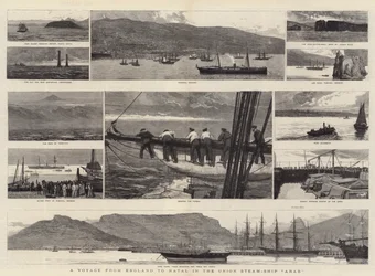 Een reis van Engeland naar Natal in het Union stoomschip Arab